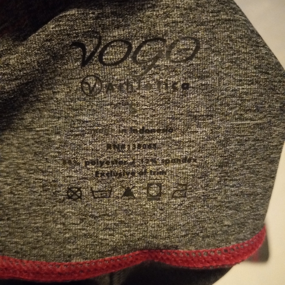 VOGO ATHLETICA YOGA CAPRI PINK AND GREY. WOMENS SIZE S. SMALL. - Picture 6 of 10